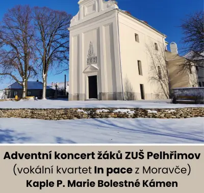 Adventní koncert žáků ZUŠ Pelhřimov ( + vokální kvartet In pace z Moravče)