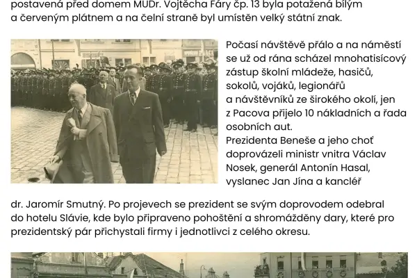 Bylo nebylo...Prezident Beneš v Pelhřimově
