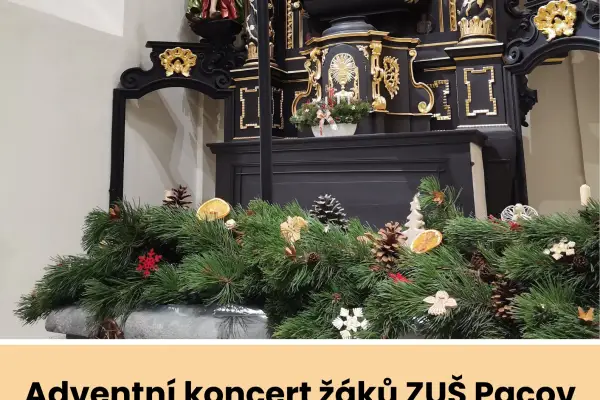Adventní koncert žáků ZUŠ Pacov