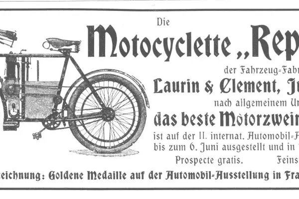 První český motocykl