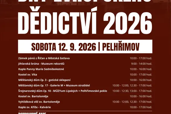 Dny evropského dědictví 2026