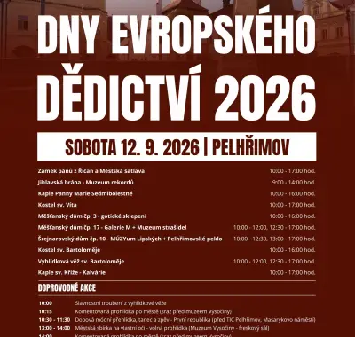 Dny evropského dědictví 2026