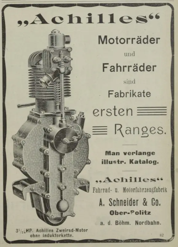 Výroba motocyklů do roku 1918