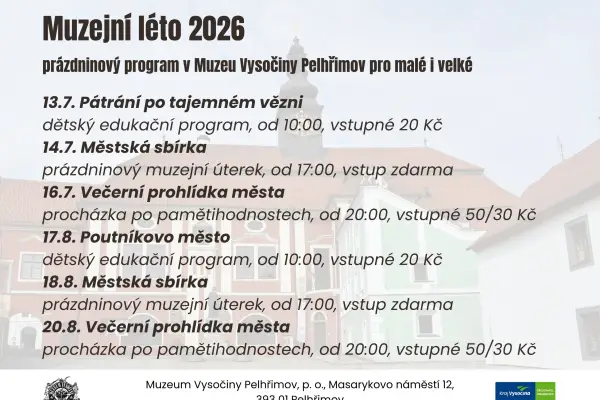 Muzejní léto 2026