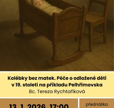 Přednáška "Kolébky bez matek. Péče o odložené děti v 19. století na příkladu Pelhřimovska"