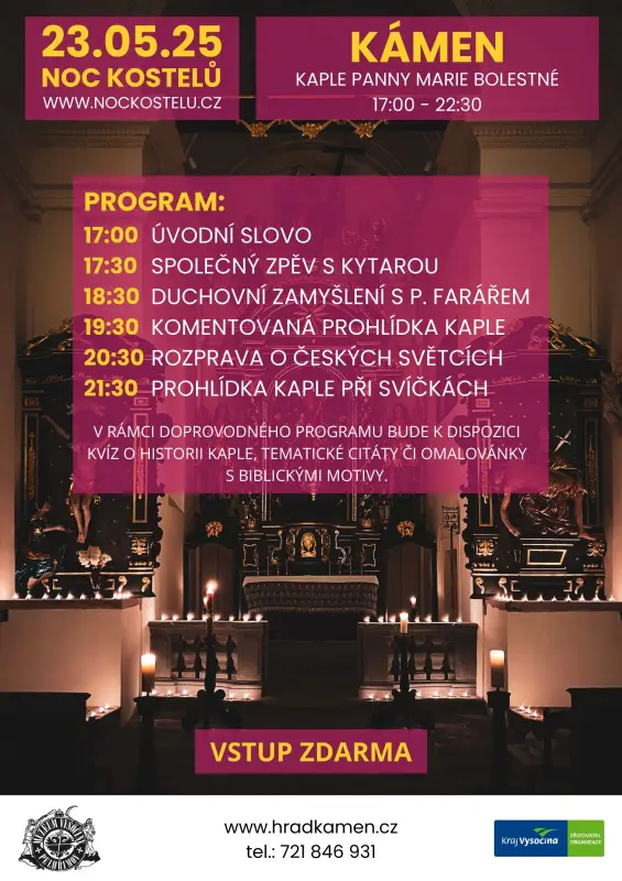 Noc kostelů 2025 - Kámen